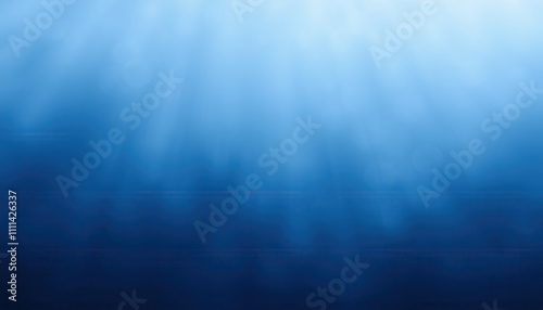Deep Blue Ocean Sunlight Rays Abstract Background