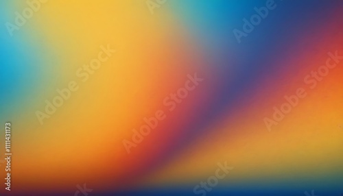 yellow blue red grainy multicolored background Abstract Gradient Background with Delicate Waves yellow blue red grainy multicolored background 