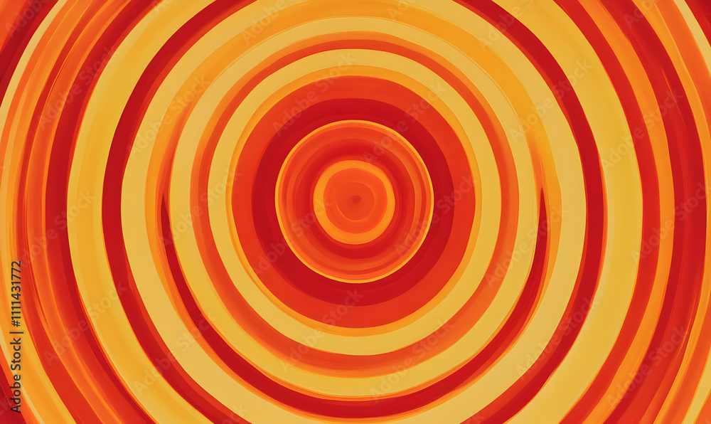 A vibrant abstract design featuring concentric circles in warm colors. A vibrant abstract design featuring concentric circles in warm colors.