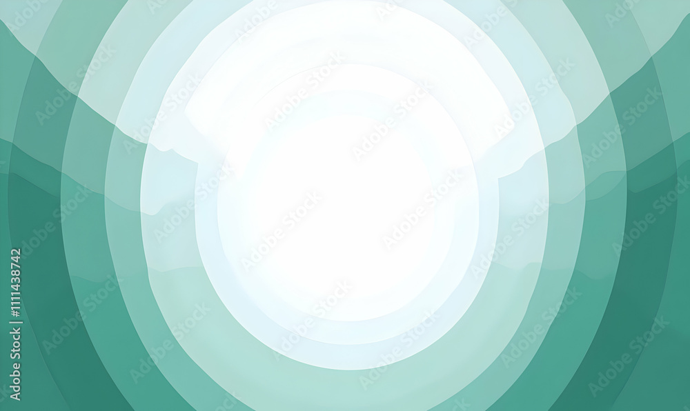 Abstract image with concentric circles in shades of teal, creating a calming and serene effect. Abstract image with concentric circles in shades of teal, creating a calming and serene effect.