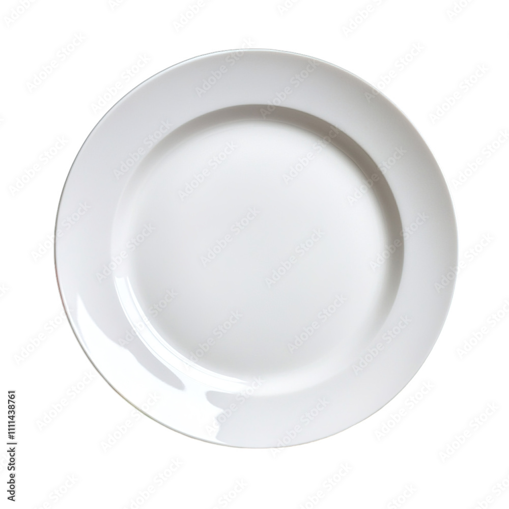 white plate isolated on white white plate isolated on white