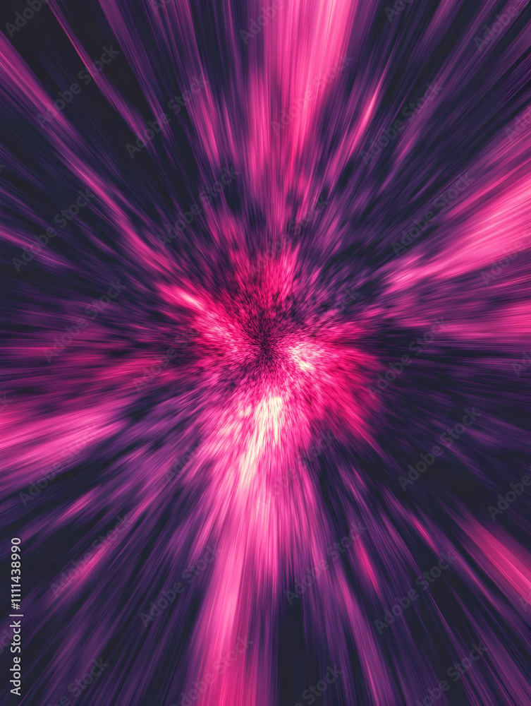 Abstract depiction of vibrant pink and purple light rays, suggesting motion and energy. Abstract depiction of vibrant pink and purple light rays, suggesting motion and energy.