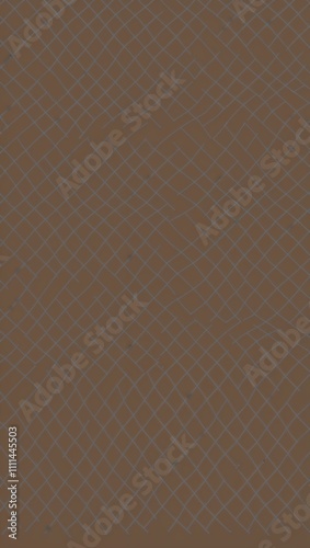 Gray Diamond pattern hand drawn design on Brown background illustration