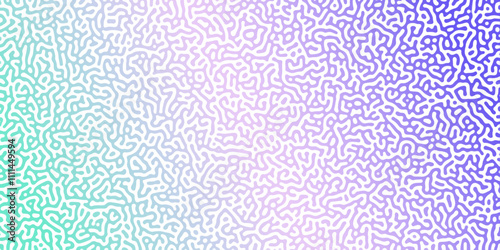 Turing Abstract Pattern, suitable for any business. blue gradient color diffusion reaction seamless pattern. An abstract Reaction-diffusion or Turing pattern formation, coral reef, natural texture