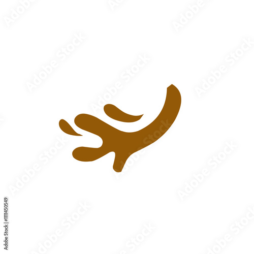 chocolate splash vector