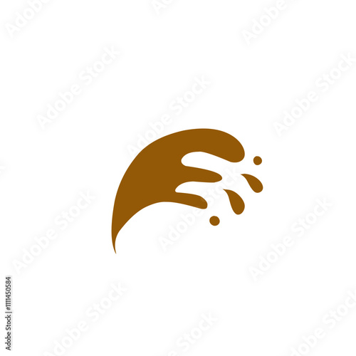 chocolate splash vector