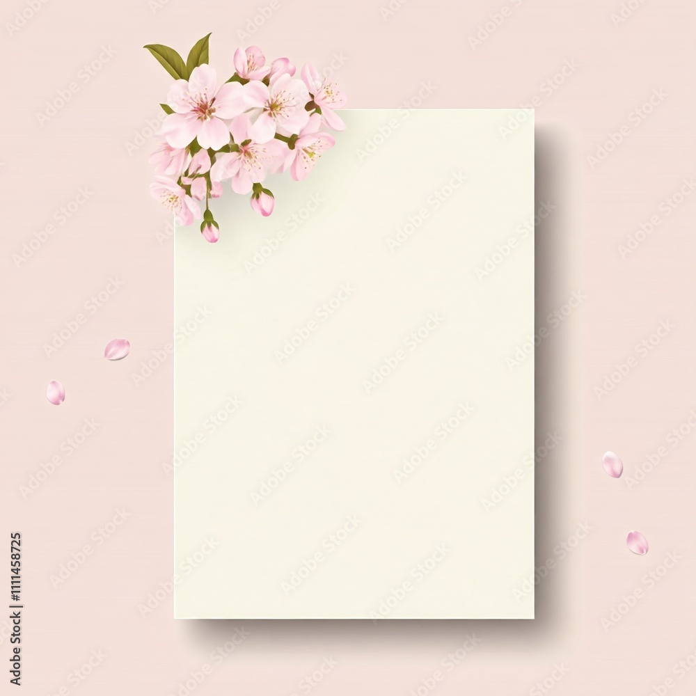 notebook and pink flower notebook and pink flower