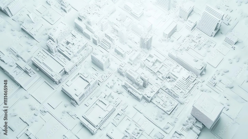 Abstract aerial view of monochrome cityscape. Abstract aerial view of monochrome cityscape.