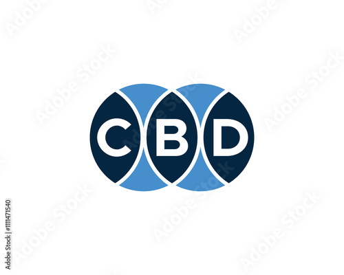 CBD logo design vector template. CBD