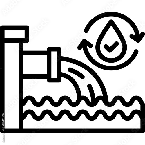 Wastewater Treatment Icon