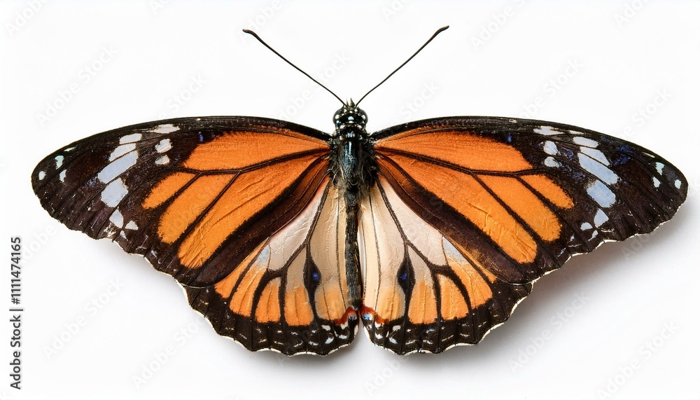 Fototapeta premium butterfly on isolated white background