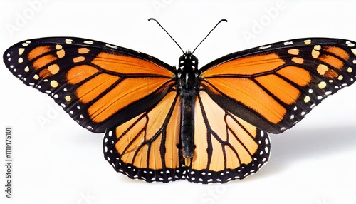 butterfly on isolated white background