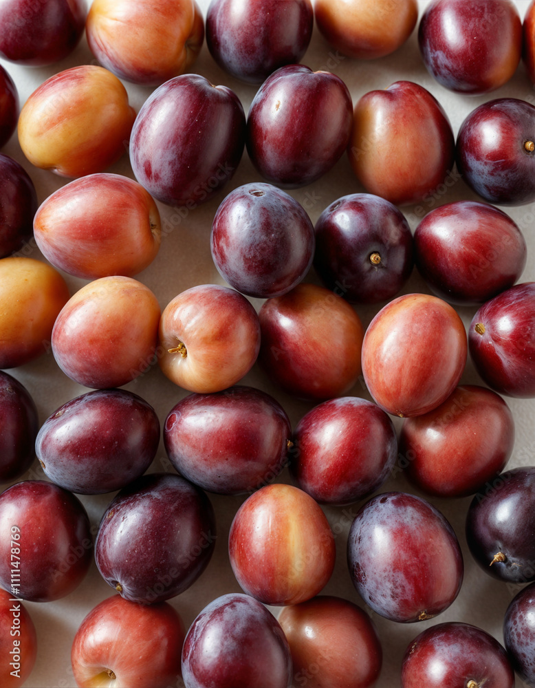 Fresh ripe plum white background, exotic fruit Fresh ripe plum white background, exotic fruit