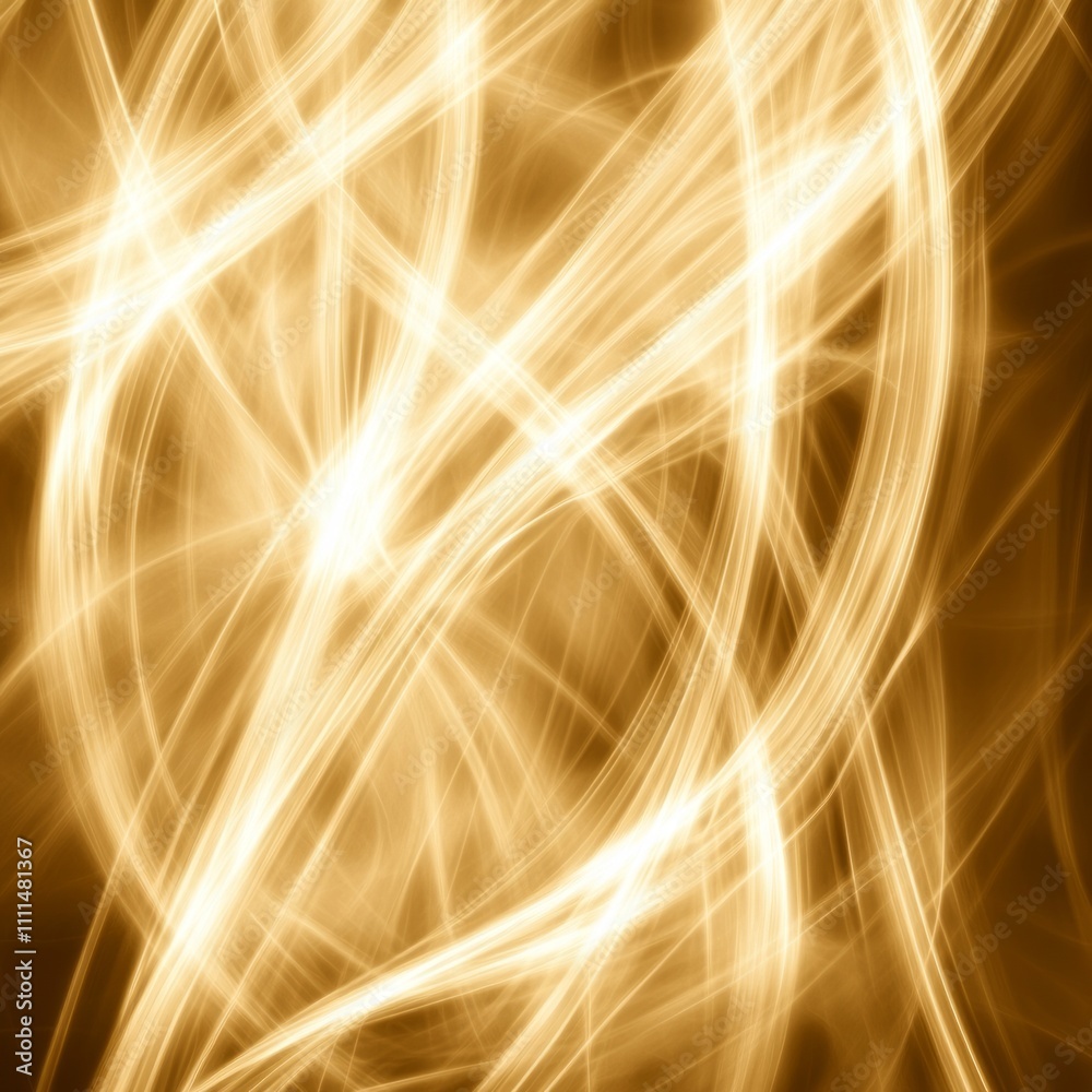 Abstract golden light streaks on dark background. Abstract golden light streaks on dark background.
