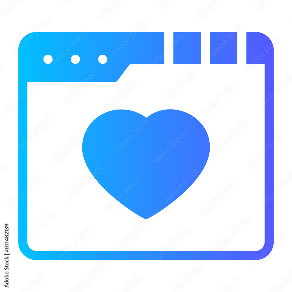 love gradient icon love gradient icon