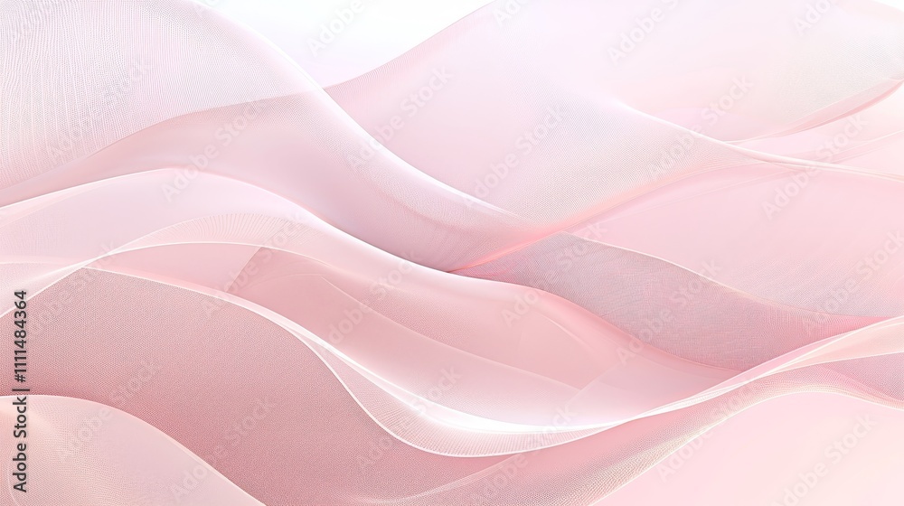 Soft pink fabric with abstract waves ideal for elegant backgrounds and textures, perfect for adding luxury to projects Soft pink fabric with abstract waves ideal for elegant backgrounds and textures, perfect for adding luxury to projects