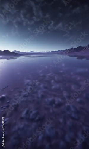 An endless expanse of empty space with a soothing blue-purple tint   space  color gradient  infinite