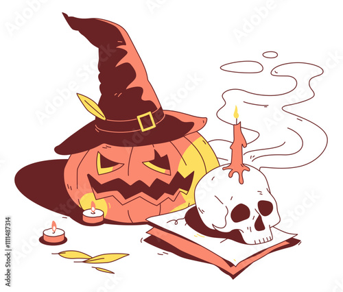 Pumpkin Witch Craft for Halloween
