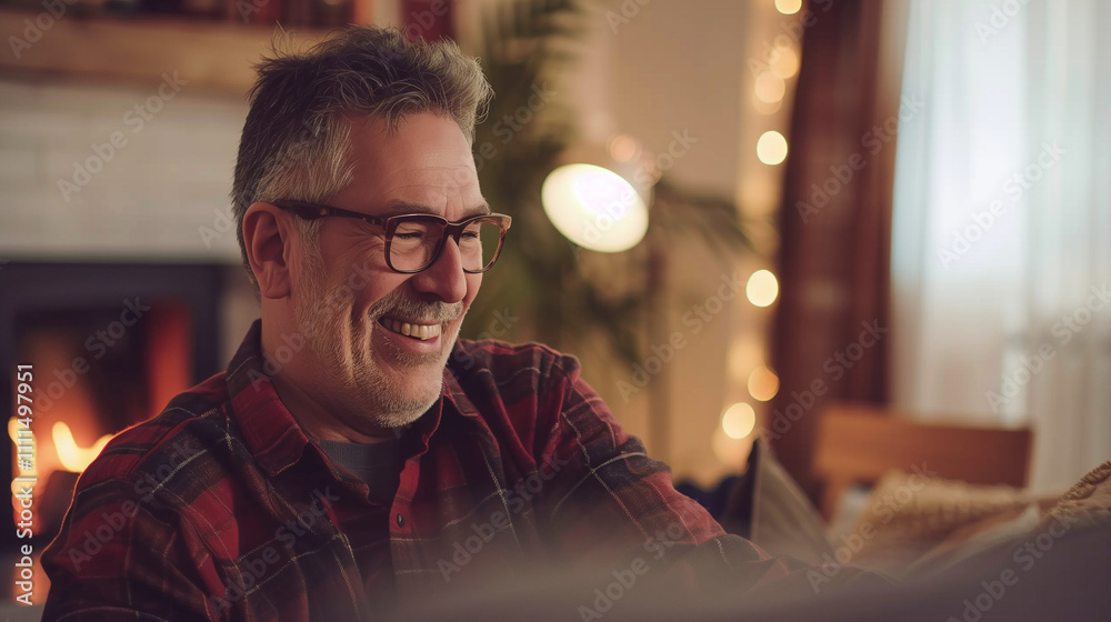 Senior man smiling joyfully as he receives a retirement payment check in a cozy living room, celebrating financial security and peaceful home life. Senior man smiling joyfully as he receives a retirement payment check in a cozy living room, celebrating financial security and peaceful home life.