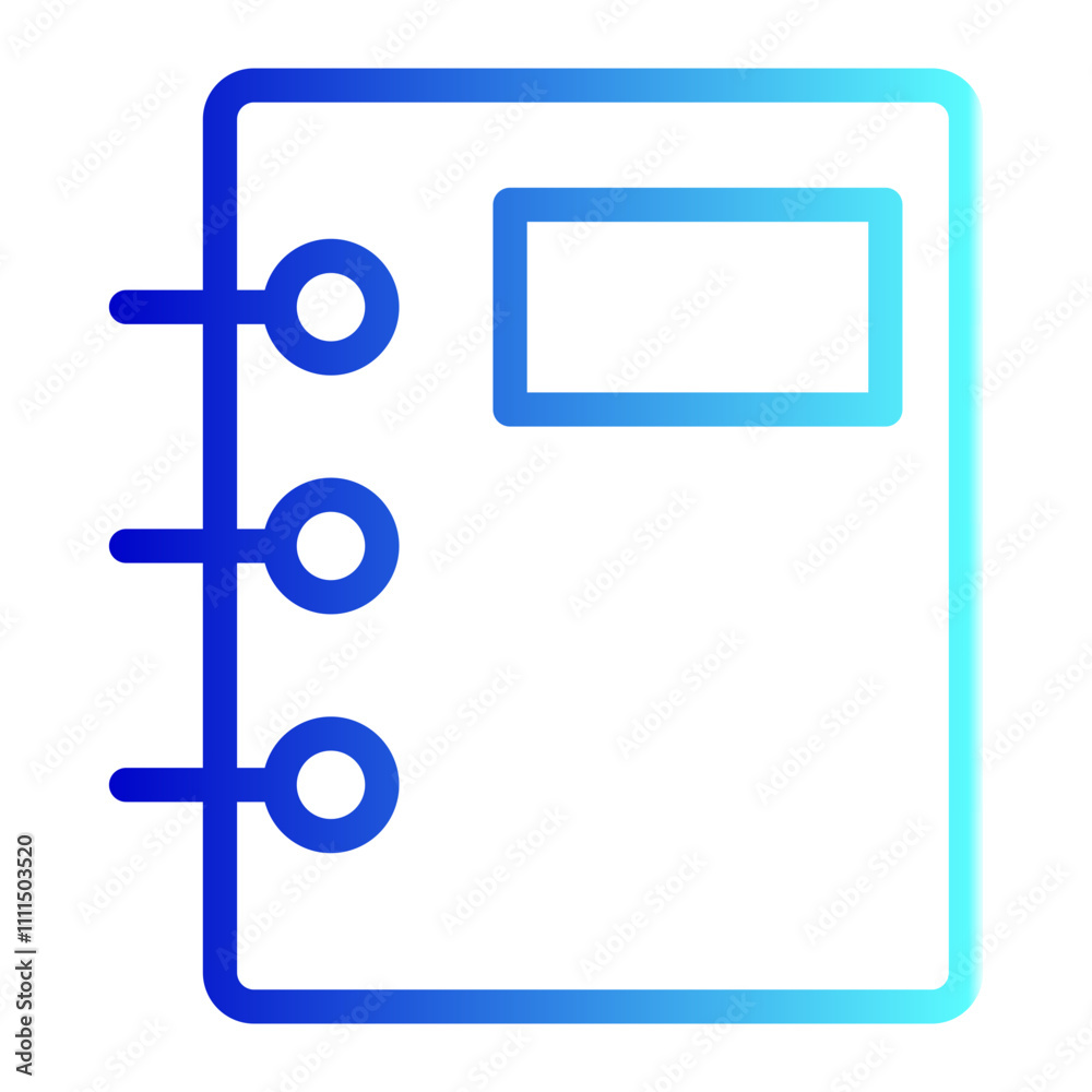 Notebook icon vector. Simple sign, isolated on white background, vector illustration Notebook icon vector. Simple sign, isolated on white background, vector illustration