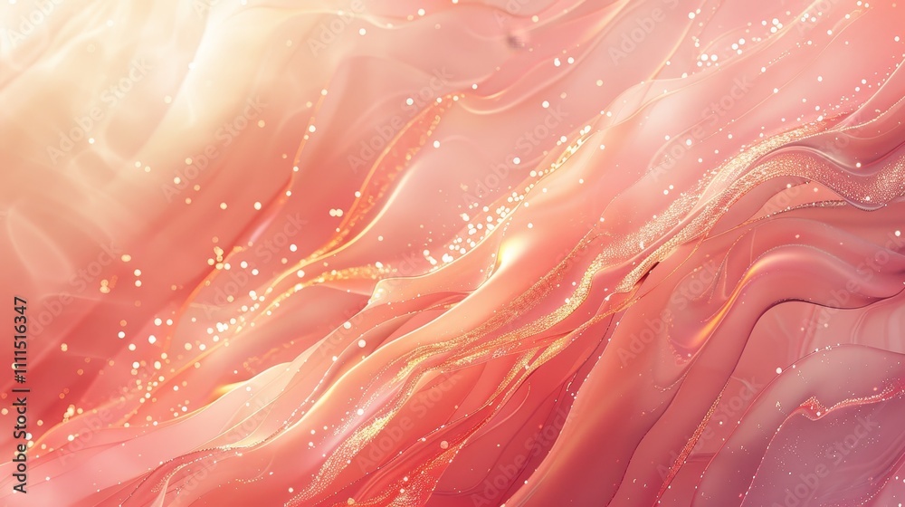 Pink and gold marble texture background with sparkling glitter, creating a luxurious and elegant design Pink and gold marble texture background with sparkling glitter, creating a luxurious and elegant design
