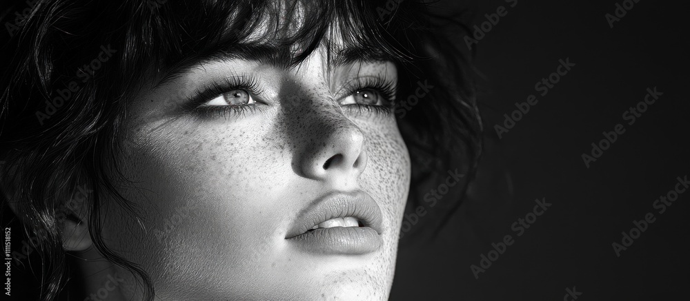 Introspective Portrait of Jesus Christ in Black and White High Contrast with Dramatic Lighting Introspective Portrait of Jesus Christ in Black and White High Contrast with Dramatic Lighting