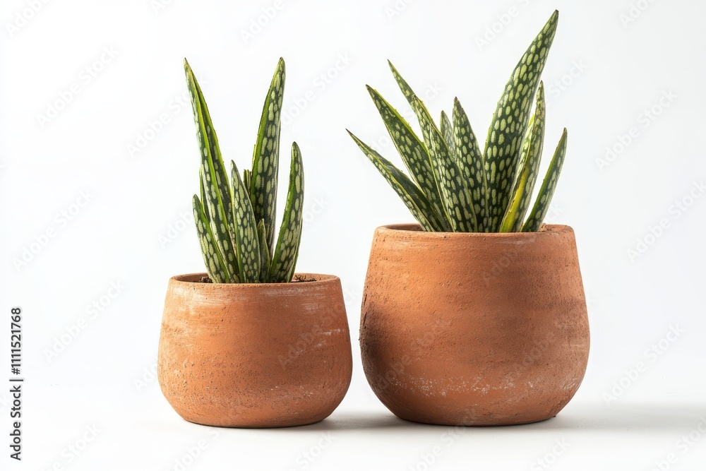 clay planters isolation on white background clay planters isolation on white background