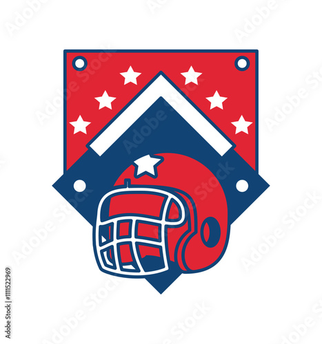 american football tournament label