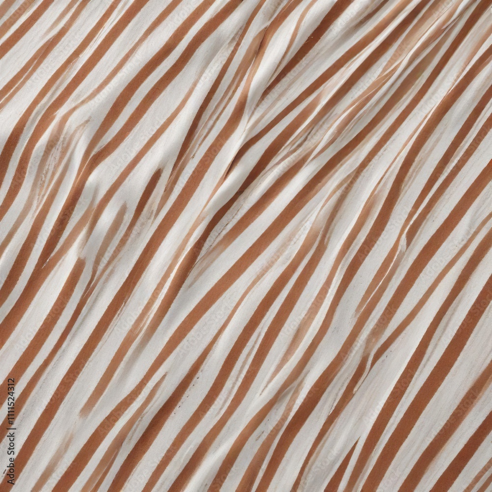 White and brown striped pattern on fabric with thin white stripes, seamless, sophisticated White and brown striped pattern on fabric with thin white stripes, seamless, sophisticated