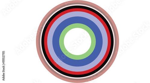 Abstract shape animated color saver computer transition background