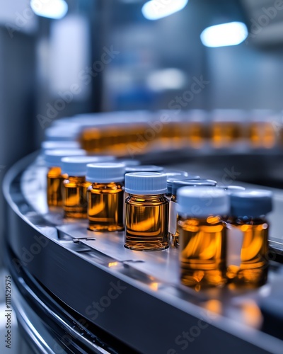 Vials stored in a temperaturecontrolled environment, showcasing the critical importance of precise temperature management for preserving sensitive substances photo