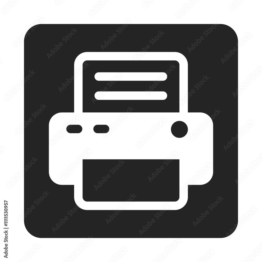 Printer Icon Stock Vector Illustration Flat Design On a Transparent Background. Printer Icon Stock Vector Illustration Flat Design On a Transparent Background.