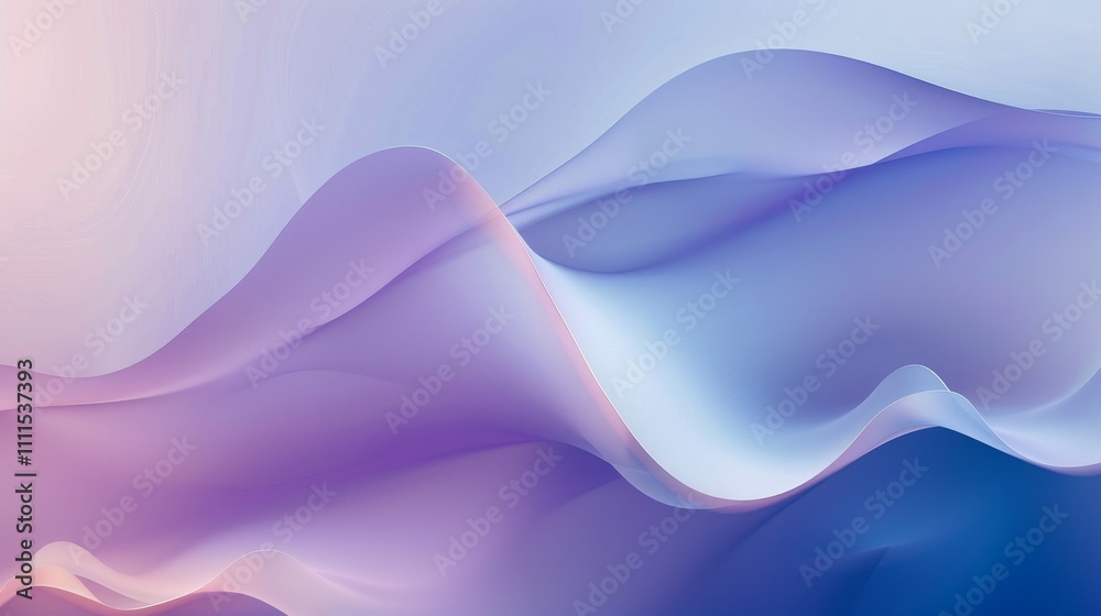 Smooth purple and blue waves creating an abstract and elegant design, perfect for backgrounds and modern projects Smooth purple and blue waves creating an abstract and elegant design, perfect for backgrounds and modern projects