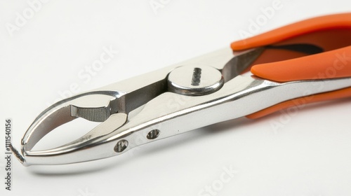 Metal Claw Tool with Orange Rubber Grip Handle