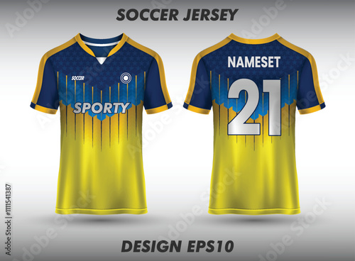 Soccer jersey template sport t shirt design