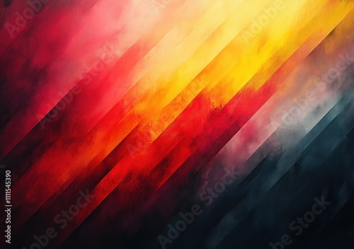 Diagonal Gradient Background in Orange and Yellow with Warm Colors and Soft Lighting