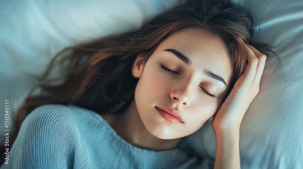 Acupuncture treatment for insomnia, patient receiving care Acupuncture treatment for insomnia, patient receiving care