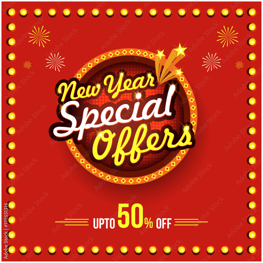 New year Special Offers Logo Unit. Sale, Marketing, Promo, Advertising Logos New year Special Offers Logo Unit. Sale, Marketing, Promo, Advertising Logos
