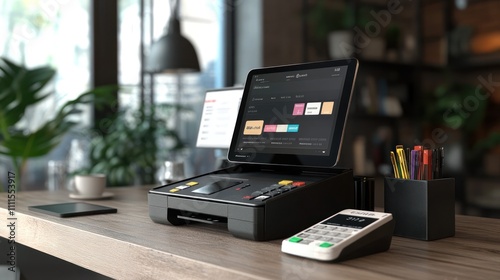 Modern POS system with contactless payment options