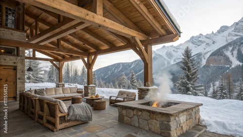 Minimalist Pergola with Transparent Roofing for Modern Ambiances, Sleek Pergola Design for Natural Lighting in Outdoor Spaces

