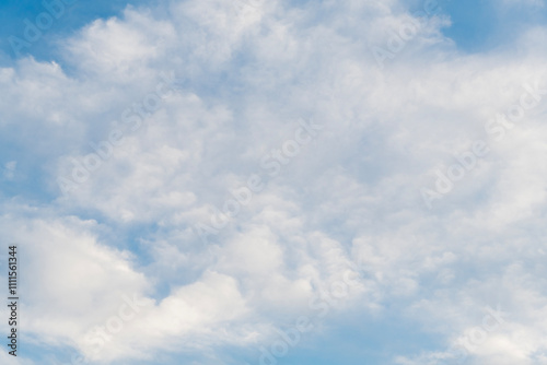 Sky clouds background. Air clouds in the blue sky. blue sky backdrop with the clouds. Sky Clouds Wallpaper.