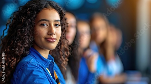 Multiracial group of business people communicating while attending education event