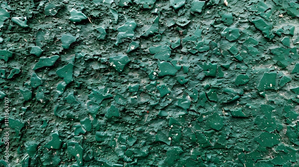 Peeling Dark Green Paint On A Rough Surface Peeling Dark Green Paint On A Rough Surface