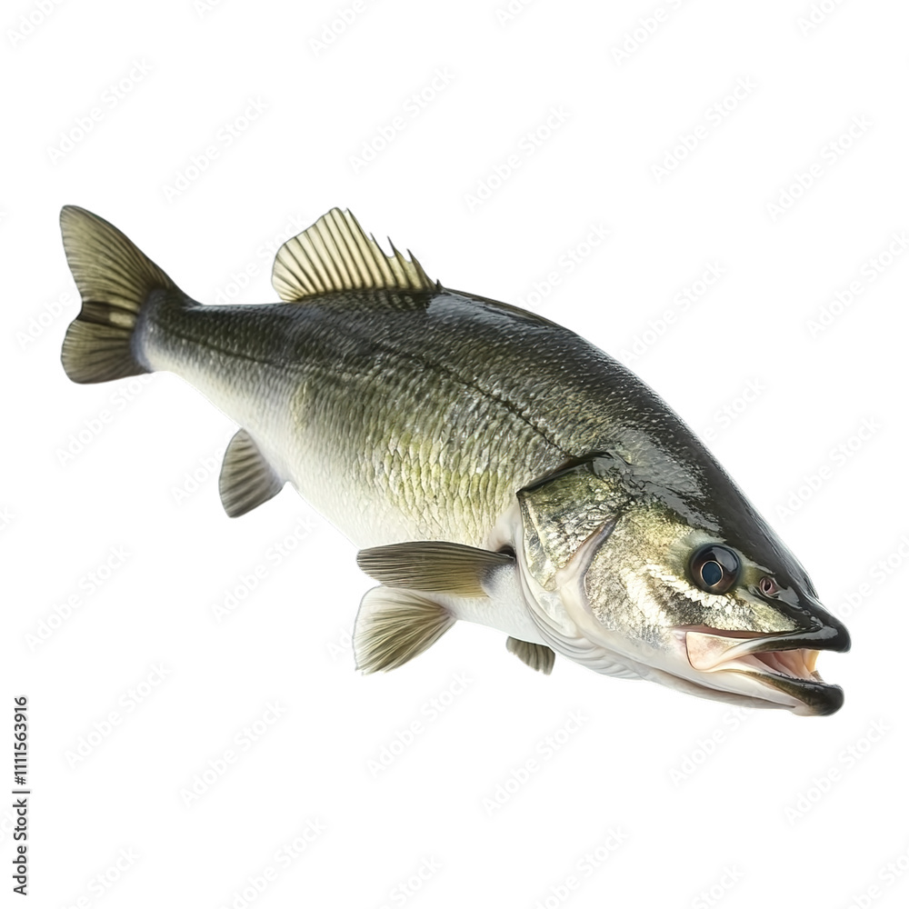 fish on white background fish on white background