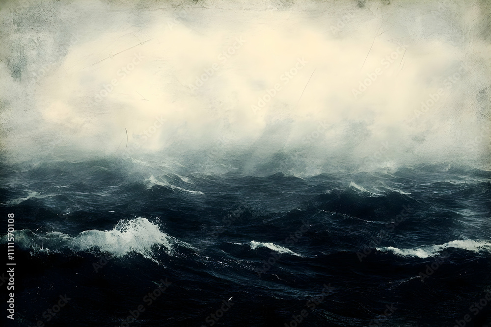 Dark Ocean Waves Abstract Background Dark Ocean Waves Abstract Background