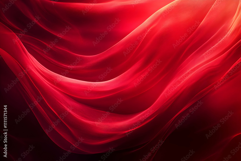 Abstract Red Wave Background Illustration Abstract Red Wave Background Illustration