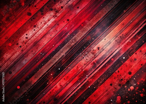 Abstract Grunge Diagonal Lines Dots Tilt-Shift Black Red