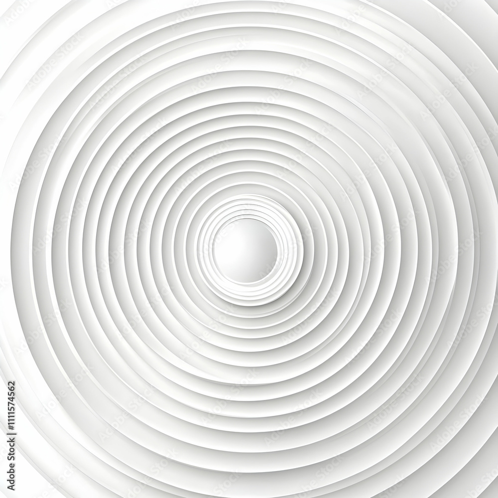White Abstract 3D Background Circles White Abstract 3D Background Circles