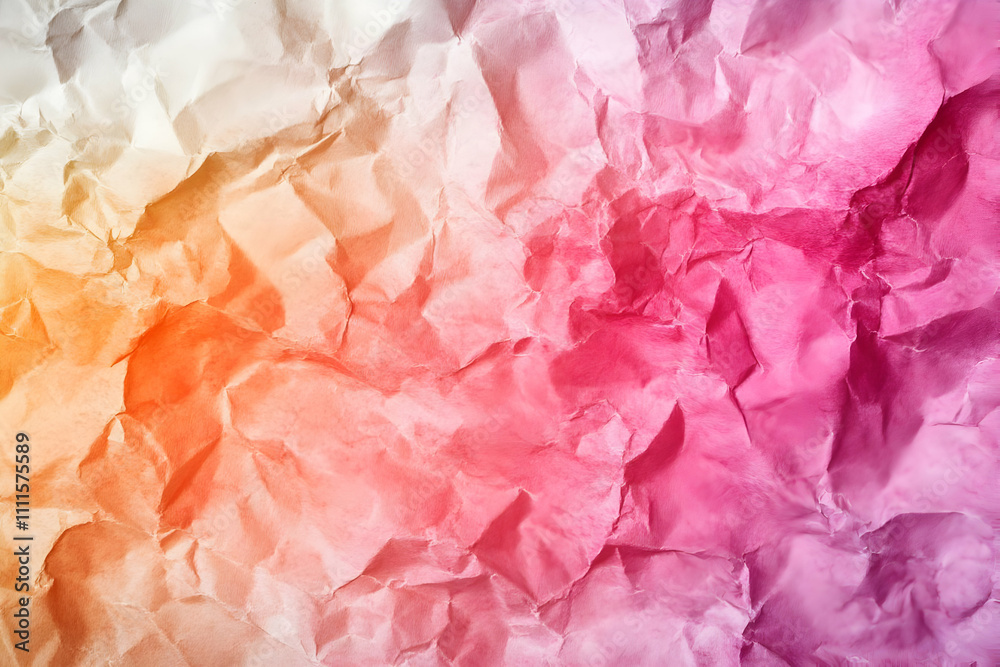 Fototapeta premium Abstract Crumpled Paper Background