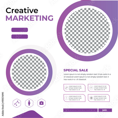 Professional Social Media Post Template Design for Businesses and Influencers 